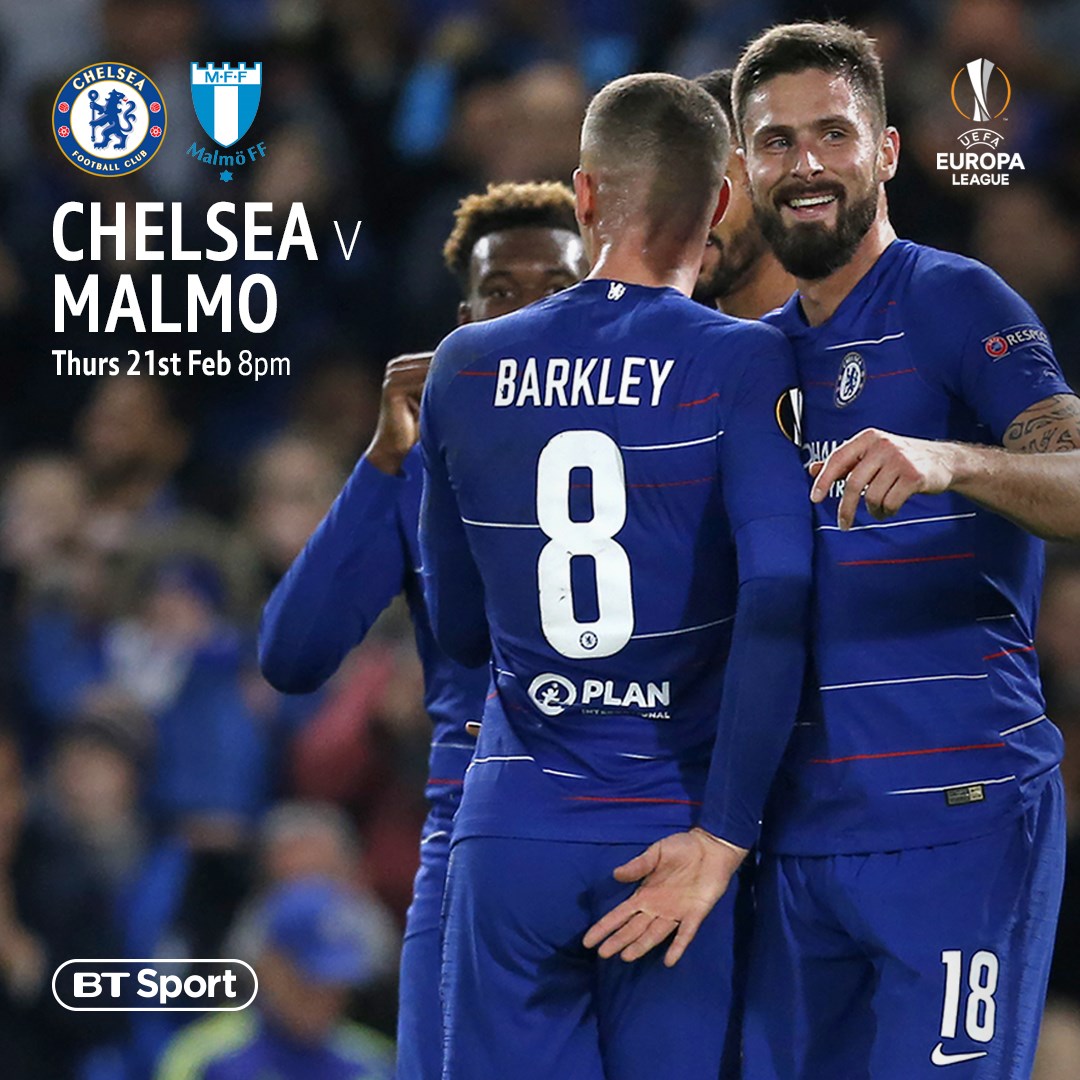 Chelsea v Malmo (Europa League)