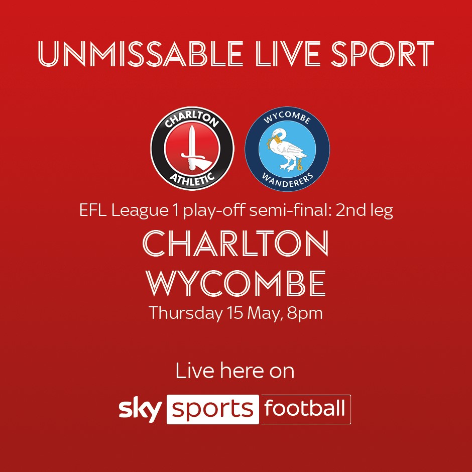 Charlton Athletic v Wycombe Wanderers (Football League)