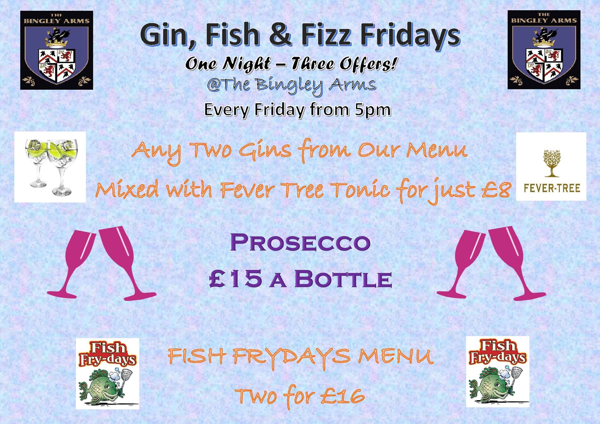 Gin, Fizz & Fish Frydays!