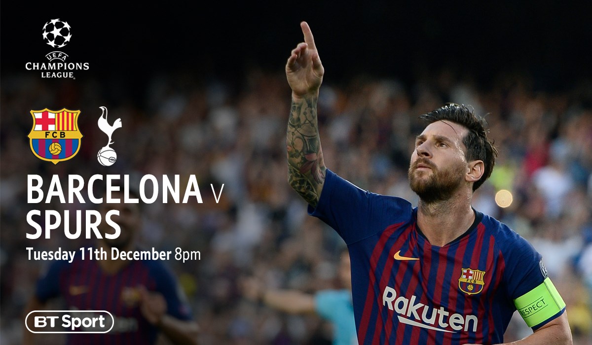 Barcelona v Tottenham (Champions League)