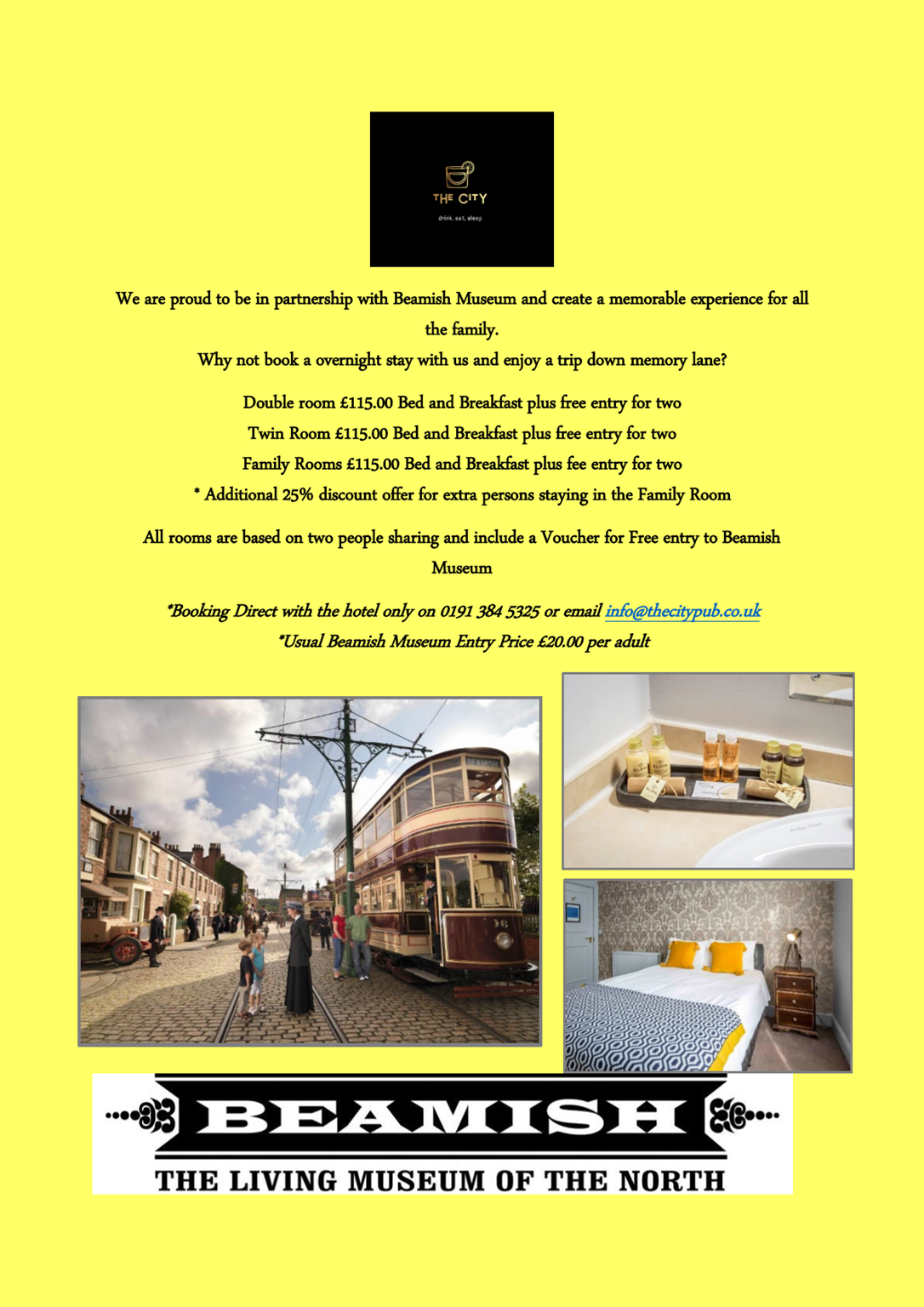Beamish Accomodation Offer