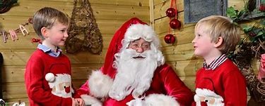 Santa in his Festive Grotto