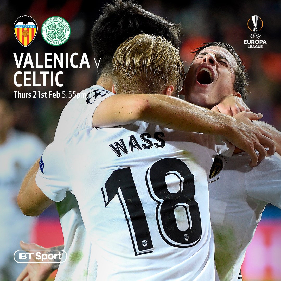 Valencia v Celtic (Europa League)