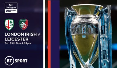 London Irish v Leicester Tigers. (Rugby Union - English Premiership)