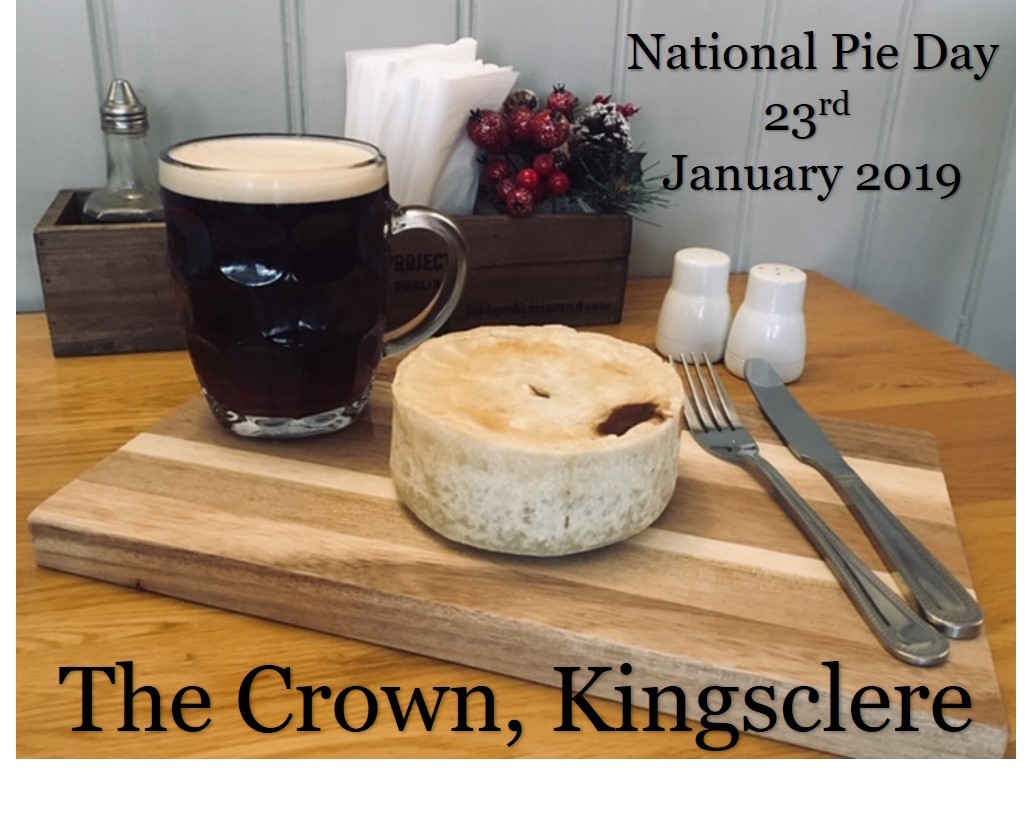 Pie and a pint - National Pie Day