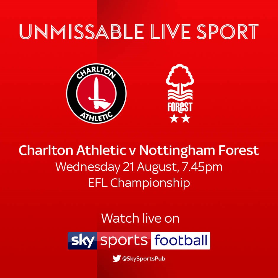Charlton v Nottingham Forest (Football League)