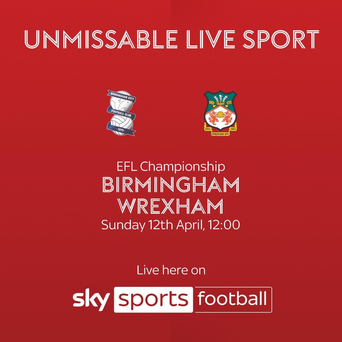 Birmingham City v Wrexham (Football League)