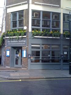 Theodore Bullfrog, 26, John Adam St, London, WC2N 6HL 
