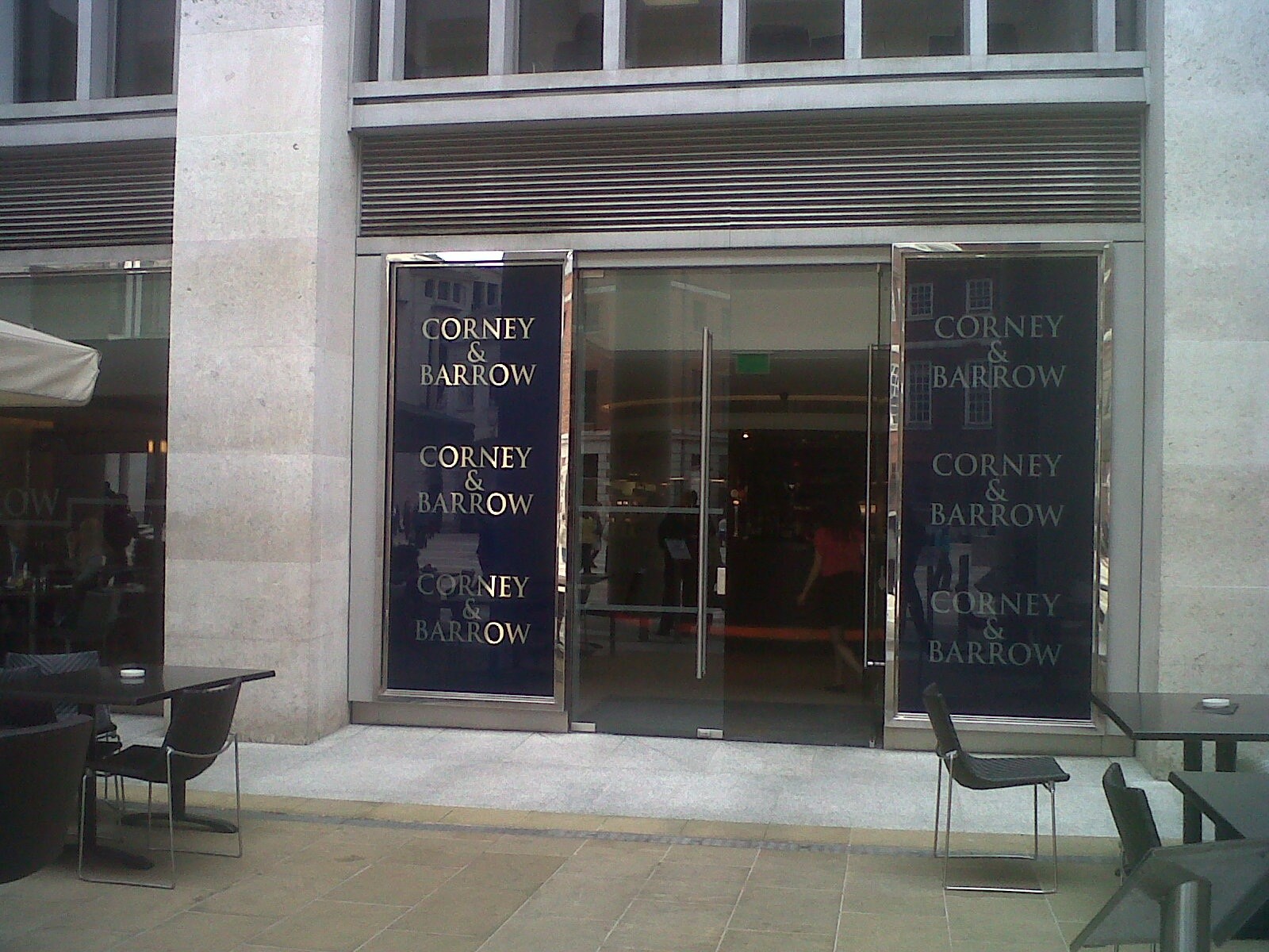 Corney Barrow Paternoster Square A bar serving food in London