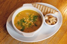 Soup of the day - butternut squash